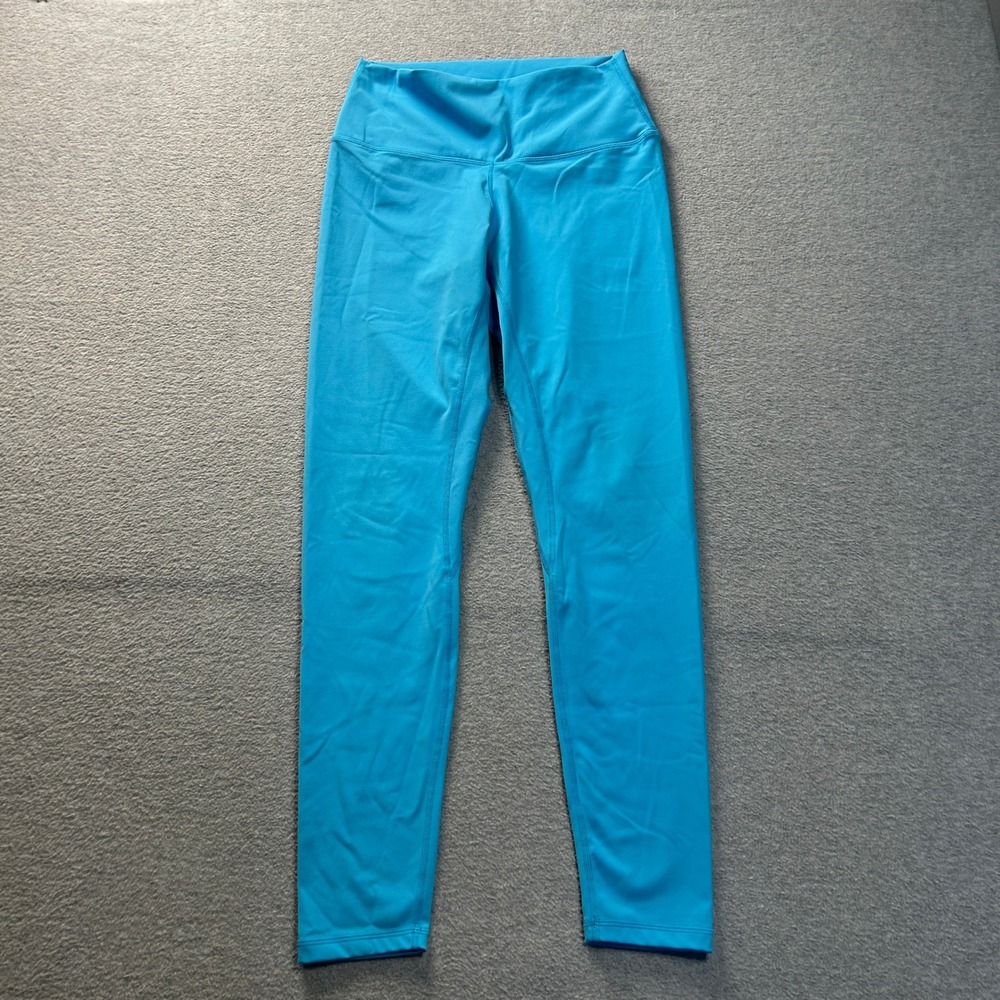 Colorfulkoala Yoga Leggings Womens Large Aqua Blue Soft High Rise Athleisure Gym